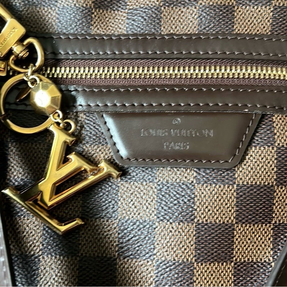 Louis Vuitton Evora MM Damier Ebene Shoulder Bag Tote - Picture 3 of 11